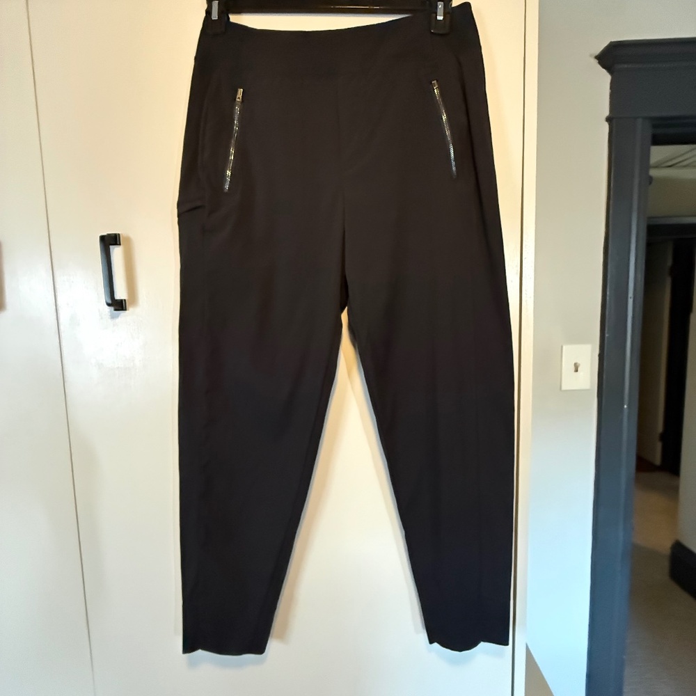 Athleta Nylon Joggers Black Size 10